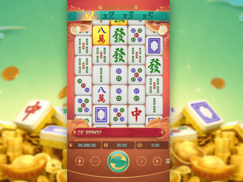 Mahjong Ways 2 screenshot 1 - live gameplay view
